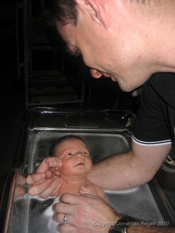 Joshua Regan 005.jpg - Josh having a bath with Dad